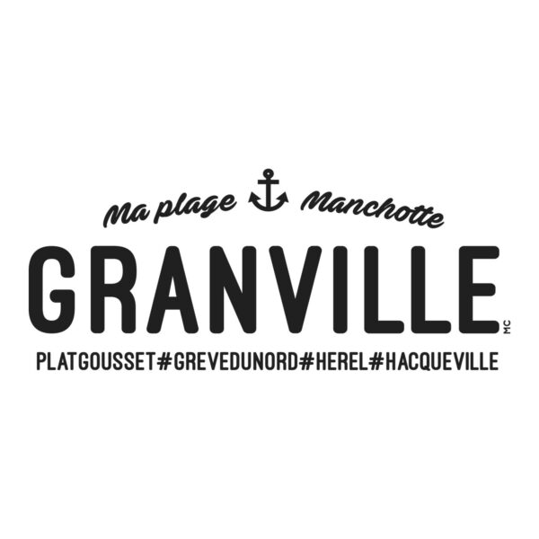 Illustration Typographie Granville - Broderie Concept Caen